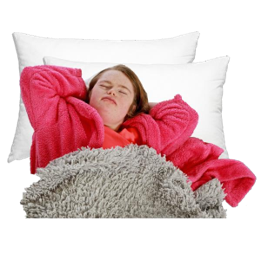 Person in bed