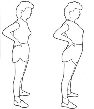Lower back stretch