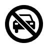 No driving icon