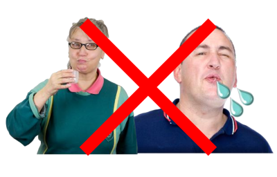 Do not rinse mouth or spit