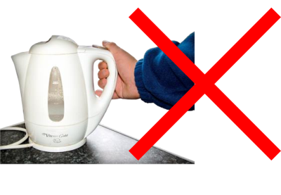 Do not use your kettle