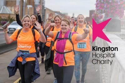 Charity walkers on Kingston Bridge - Night to Remember 2024.jpg
