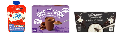 Desserts and pudding pots (do not contain calcium)